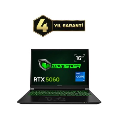 Monster Tulpar T6 i7 13700HX Gaming Laptop