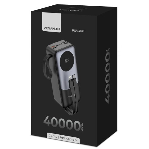Venandin PWB40A1 22.5W 40.000 mAh Powerbank